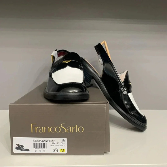 NEW Franco Sarto Giada Slingback Loafer Heel-8.5 - Picture 5 of 9
